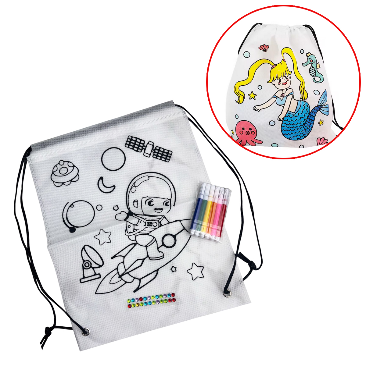 Miniatura 7 de Mochila Mágica Bolso Para Colorear x3